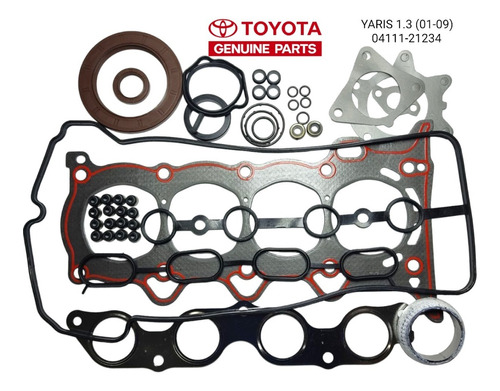 Kit Empacadura Toyota Yaris 1.3 1nz 2nz 01-09 Belta