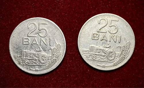 Set X2 Monedas Rumania Republica Socialista Y Popular Oferta