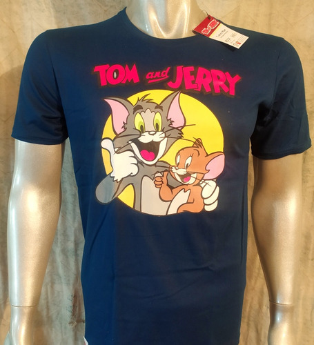 Franela Azul Talla M De Tom Y Jerry