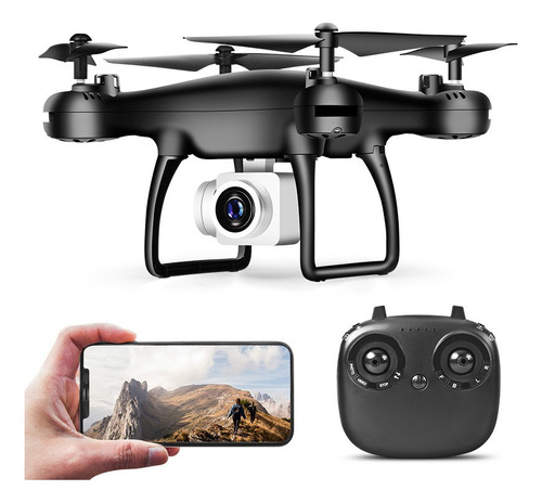 Mini Drone Plegable Con Cámara Interior 1080p Remoto Conntro