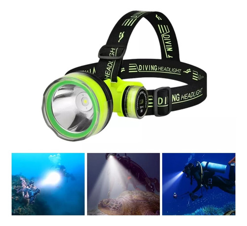 Lampara De Buceo 10000 Lumens Profecional Sumergible Usb C