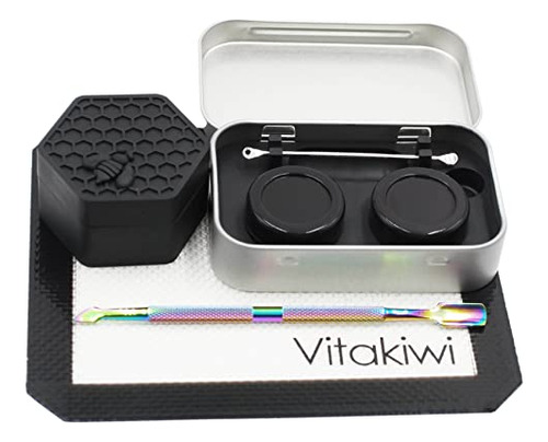 Vitakiwi Kit De Viaje Para Tallar Cera De Silicona Con Recip