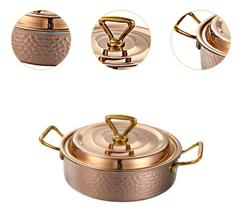 Olla Caliente De Acero Inoxidable, Práctica Sartén De 20cm