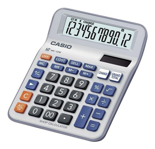 Calculadora Escritorio Casio Mc-12m Garantia Oficial 2 Años