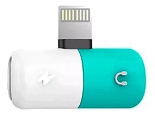 Adaptador Para iPhone Doble Carga + Auriculares Splitter