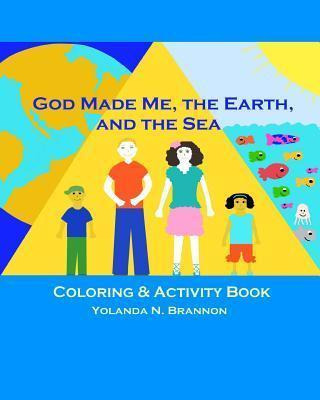 Libro God Made Me, The Earth, And The Sea Coloring & Acti...