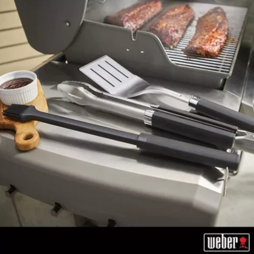 Weber - Juego De Herramientas Para Asar (acero Inoxidable)