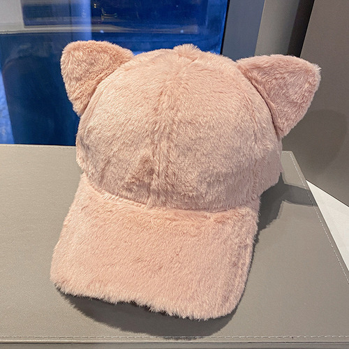 Gorra De Béisbol De Felpa De Moda De Invierno Para Mujer