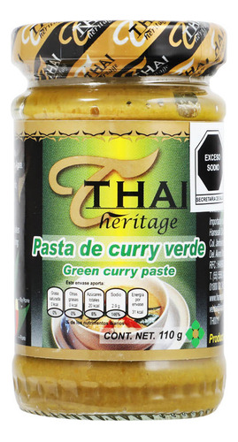 Salsa De Curry Verde Thai Heritage 115 Grs