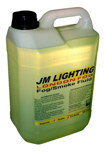 Líquido Fluido Para Maquina De Fumaça 10l Jm Light Super