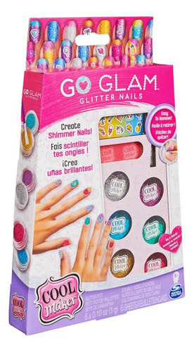 Go Glam Set Glitter Para Uñas