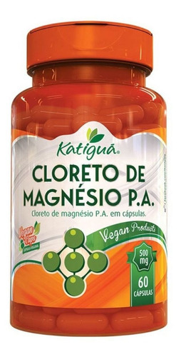 Cloreto De Magnesio 60caps 500mg Katigua Sabor Sem Sabor