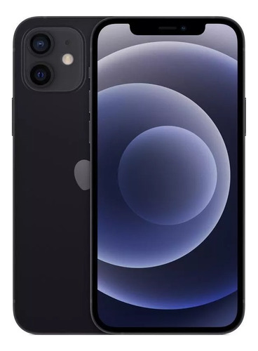 Apple iPhone 12 (64 Gb) - Negro - Grado A - Desbloqueado - Incluye Cable Y Clavija (Reacondicionado)