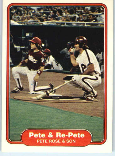 1982 Fleer Baseball Card 640 Pete Rose Pete Y Re-pete Philad