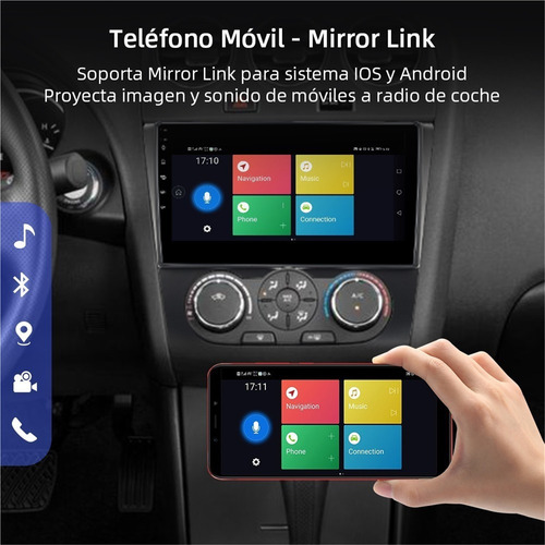 Estéreo 1+32g Para Nissan Altima 2007-2012 Cámara Gps Wifi