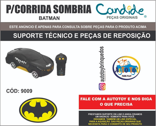 Corrida Sombria 9009 -  Batman - Peças De Reposição