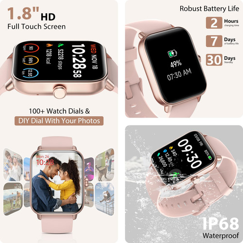 Reloj Inteligente Tensky 1.8 Pulgadas Android/ios Con Alexa