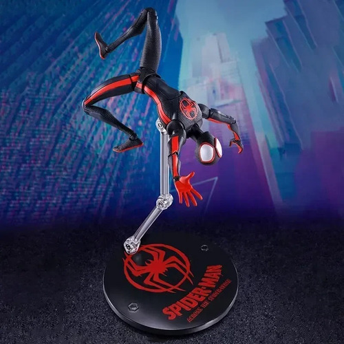 Modelo De Figura De Acción Shf Spider-man Miles Morales Toys