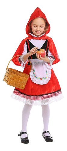 Disfraz De Caperucita Roja Para Ninas Ninos Vestido De Fie