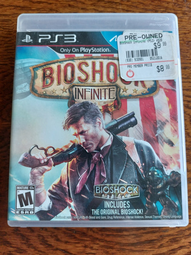 Bioshock Infinite Juegazo Original Físico Ps3 Play Station 3