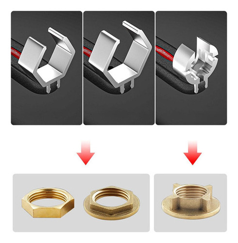 Llave De Baño Llave De Doble Extremo Ajustable Suministros