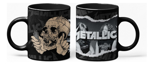 Taza Mágica De Metallica - Bandas De Rock 01