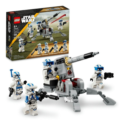 Kit Lego Star Wars Soldados Clon De La 501 75345 119 Piezas