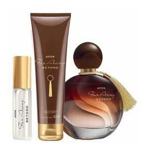 Set X3 Far Away Beyond Avon | Perfume 50ml Y 15ml + Crema