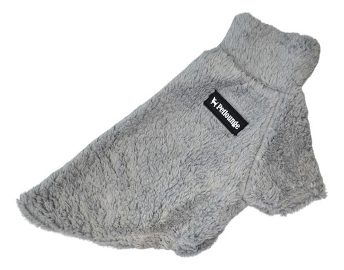 Corderito Petlounge Con Mangas Para Mascotas Perro Y Gato Gris Talla 2