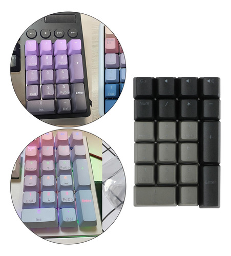 Teclado Mecánico Para Juegos 21 Clave Para Oem Gris Negro