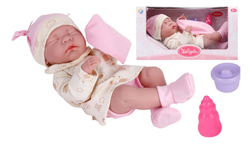 Muñeca Bebe Con Accesorios 40cm 2766325 Shine