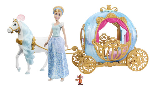 Disney Princesa Set De Juego Carruaje Mágico De Cenicienta