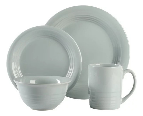 Juego Set De Loza 16 Piezas Porcelana Vajilla/platos/tazas B