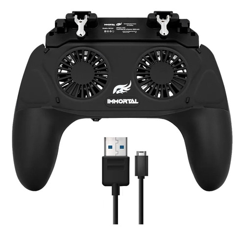 Control Gamepad Para Celular 2 Gatillos Ventiladores Gaming