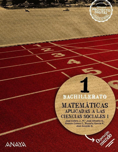 Libro: Matemáticas Aplicadas A Las Ciencias Sociales I.. Col