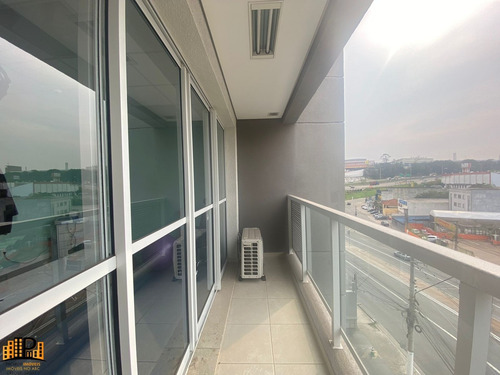 Imagem 10 de 27 de Sala Comercial À Venda 43,56m2, Banheiro Privativo, Sacada, 1 Vaga Edifício Sp Trade 150 - São Bernardo Do Campo/sp - Sc00006 - 70087818