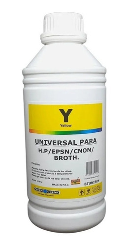 Tinta Dye Litro Para Impresoras Hp Canon Epson Brother Lexma