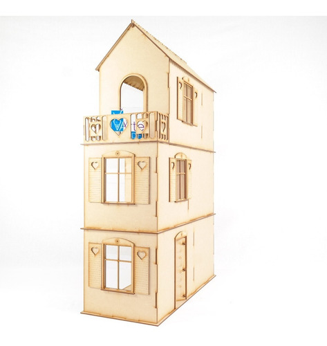 Imagen 2 de 8 de Casa De Muñecas Deseo Del Corazon Barbie Monster Madera Mdf