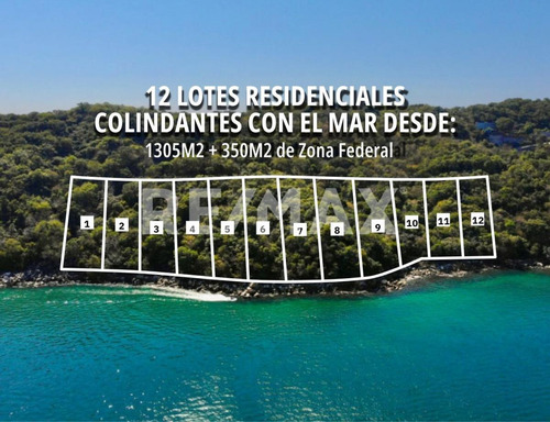 Terreno Colindante Al Mar En Venta Punta Diamante Acapulco