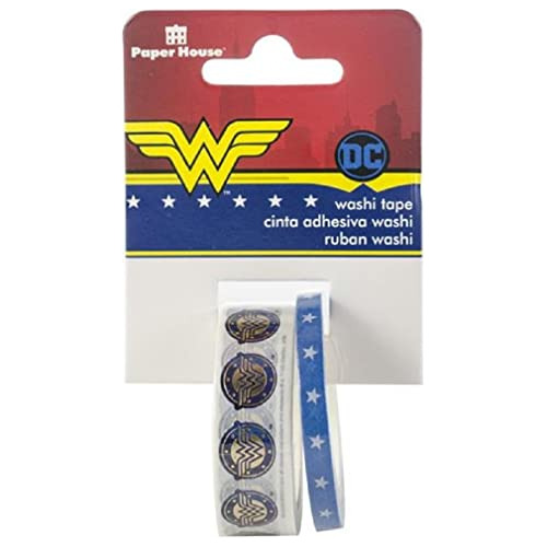 Dc Comics Wonder Woman Logo Juego De 2 Rollos De Cinta ...