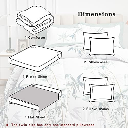 Cama De 7 Peças Em Um Saco Conjunto De Edredom King Com Len