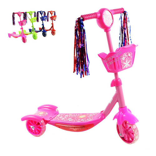 Monopatin Tripatin Scooter Infantil Musical Con Luces St
