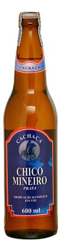 Cachaça Chico Mineiro Prata 600 Ml