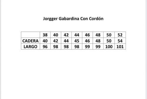 Imagen 3 de 5 de Jogger Gabardina Elastizada Liviana C/cordón Varios Colores