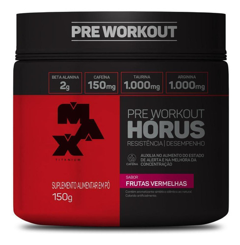 Hórus 150g - Frutas Vermelhas Max Titanium