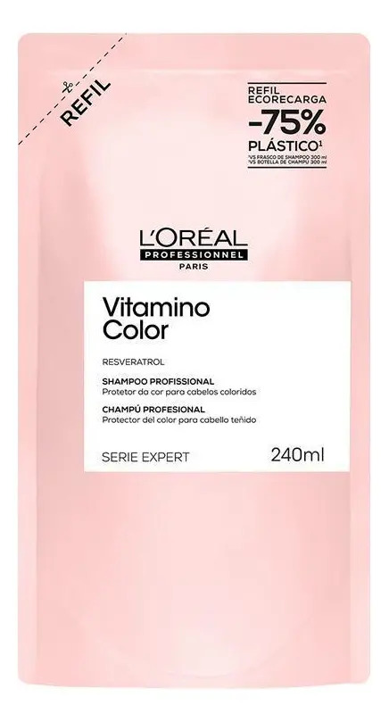 Shampoo Refil 240ml Vitamino Color L'oréal Professionnel