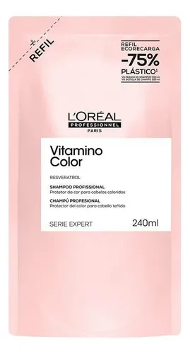 Shampoo Refil 240ml Vitamino Color L&quotoréal Professionnel