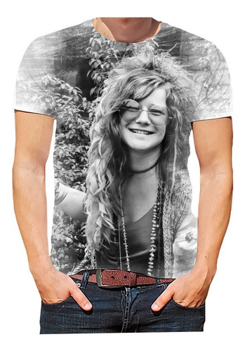 Camisa Camiseta Janis Joplin Blues Soul Hippie Art 02