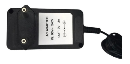 Fonte Eletrônica 9v 3a Dc P4 Bivolt