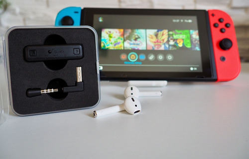Imagen 4 de 4 de Route Air Nintendo Switch Adaptador Audio Bluetooth Gulikit